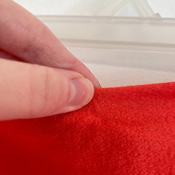 COOPERATIVE URBAN OUTFITTERS Bright Coral Orange Strapless Mini Sheath ? Dress - Picture 11 of 12